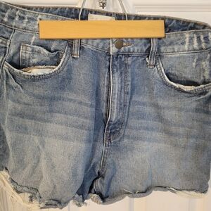 Altar'd State Blue Denim Shorts